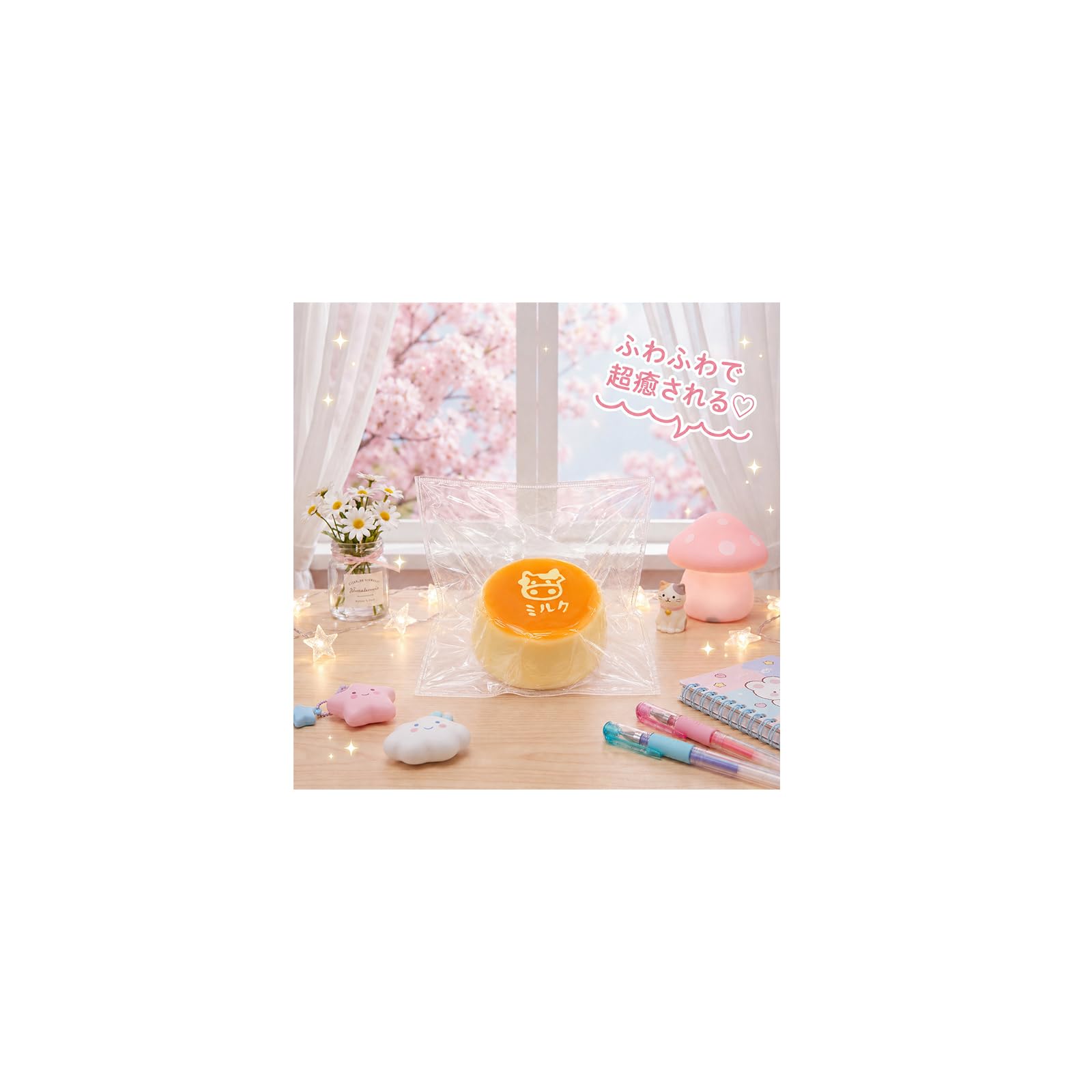 Amazon | 水感スクイーズ 【SNS 握るだけで癒される！】 黄色ミル